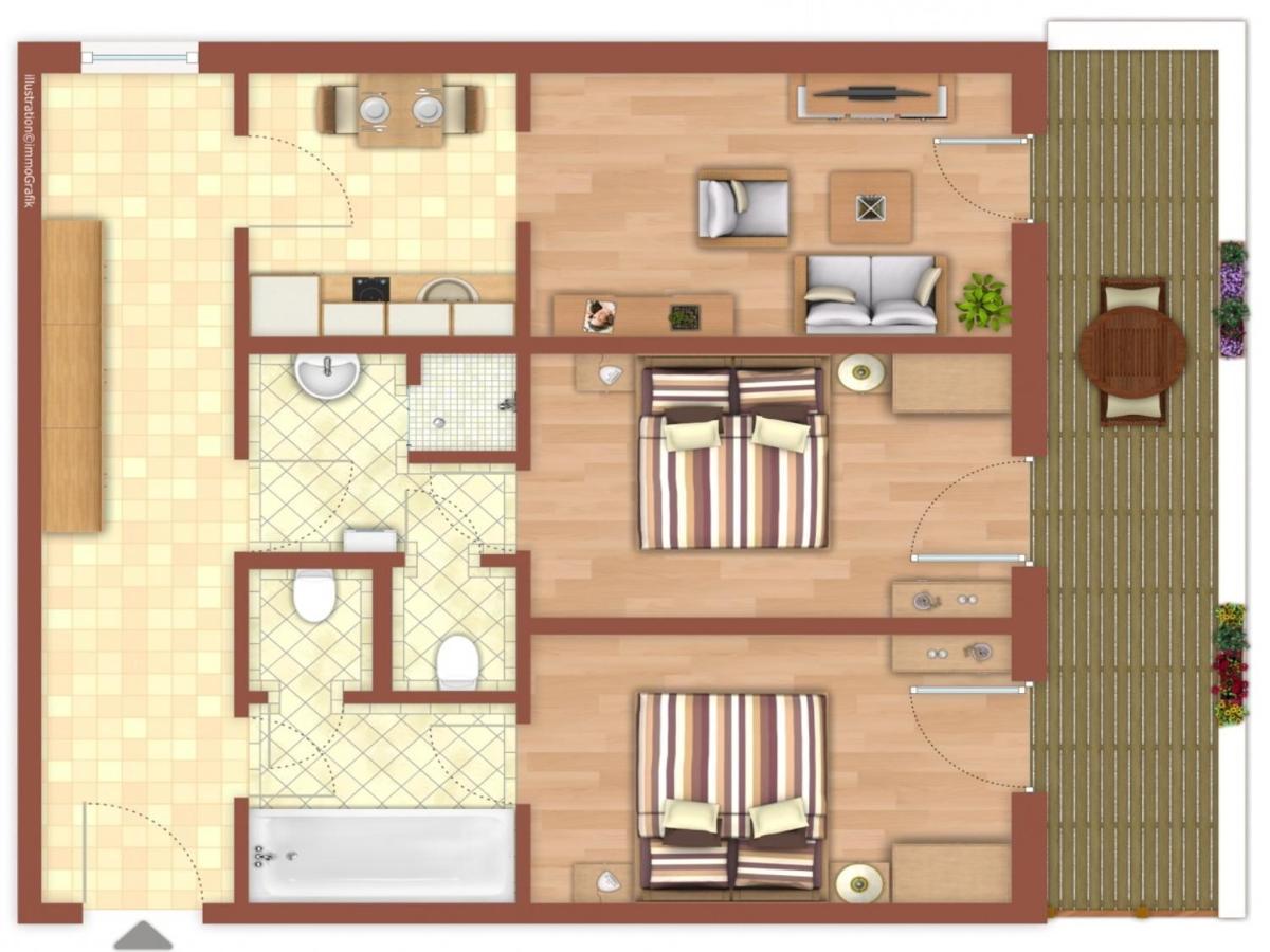 Alpenlodge, Ferienwohnung 3 ティールゼー エクステリア 写真